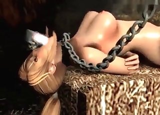 3D stallion fucking a wide-opened mouth