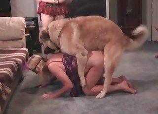 Vagina sucked by a lustful doggy