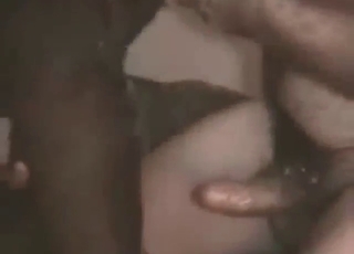 Guy fucks hot bitch with his hard dick, true stud