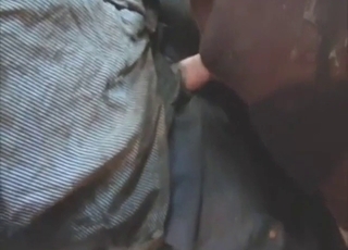 Dude widens a cow's pussy in a sex tape vid