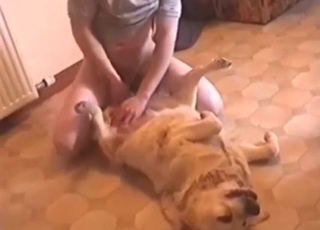 Brown beast dicked into the floor by a hot dude