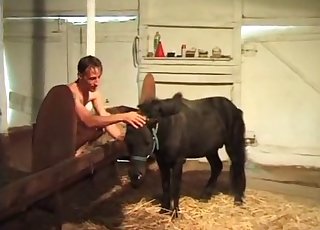 This man is masturbating in this great XXX video