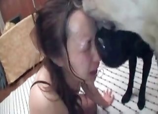 Girl Fucked By A Dog On Webcam