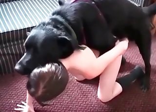 Ebony mutt fucks a youthfull babe