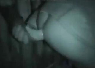 Big-ass farmer bangs with pony in the night