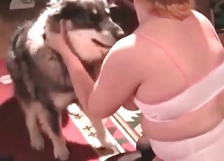Perfect trained dog in stunning bestiality